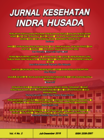 Jurnal Kesehatan Indra Husada Vol.4 No.2 2016